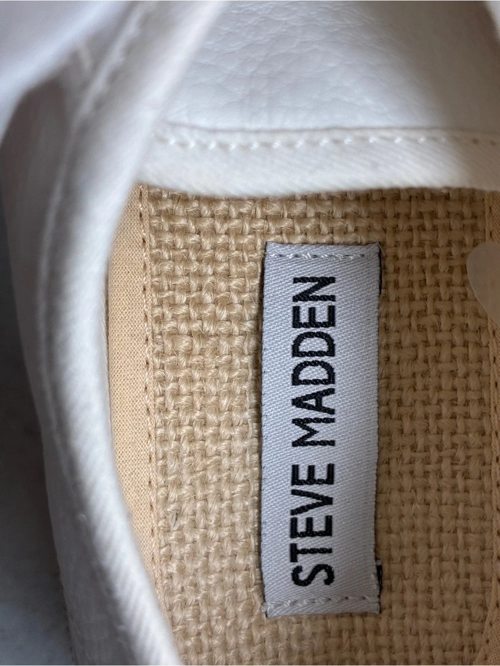 Steve Madden BOBBI30 White Platform Sneakers Women’s Size 8.5